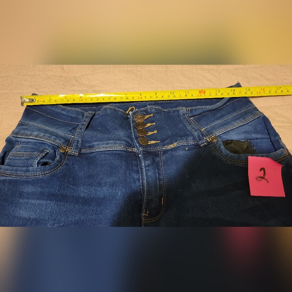 BAMBOO High Rise Blue Jeans Classic Denim